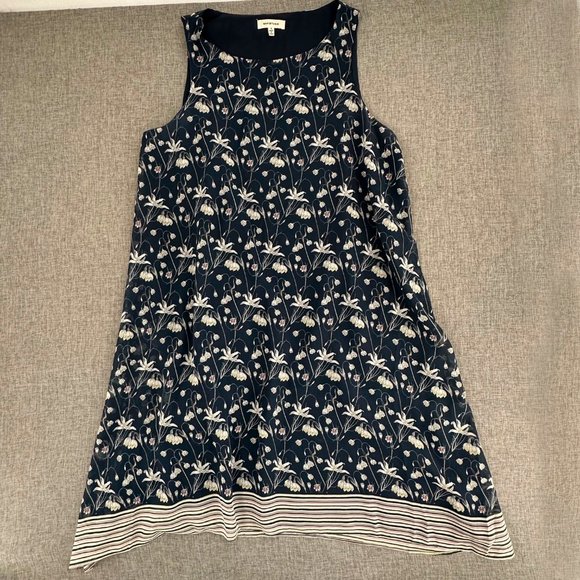 Max Studio Shift Dress Small Floral Sleeveless Round Neck Lined Lightweight Pull - Picture 1 of 11